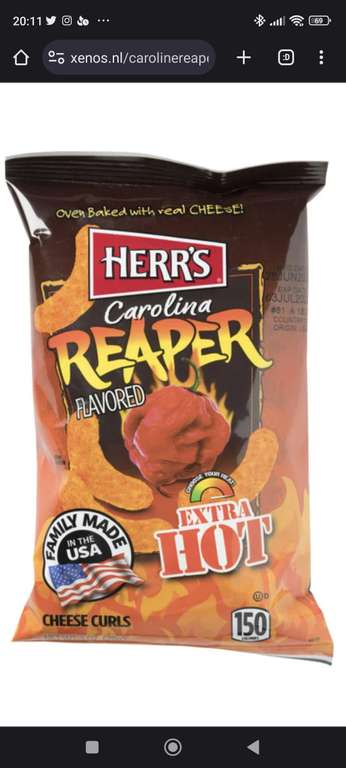 HERR'S Carolina reaper chips 28,5 gram bij Xenos