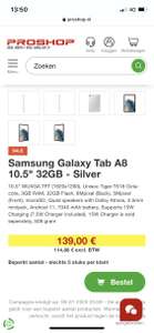 Samsung Galaxy Tab A8 Tablet 32GB 10,5" 3GB RAM
