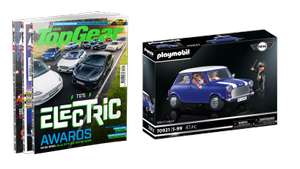 6x TopGear + Playmobil Mini Cooper 70921 voor €44,95 twv €84,55