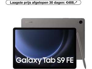 Samsung Tab S9 FE(Inactief ivm goedkoper elders)