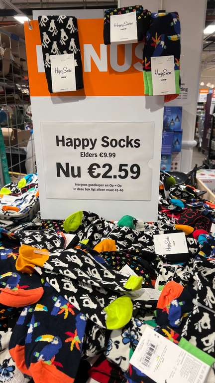 [LOKAAL?] Happy Socks voor €2,59 per paar @ Albert Heijn