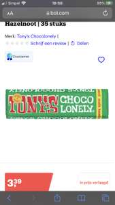 35x Tony’s Chocolonely mini