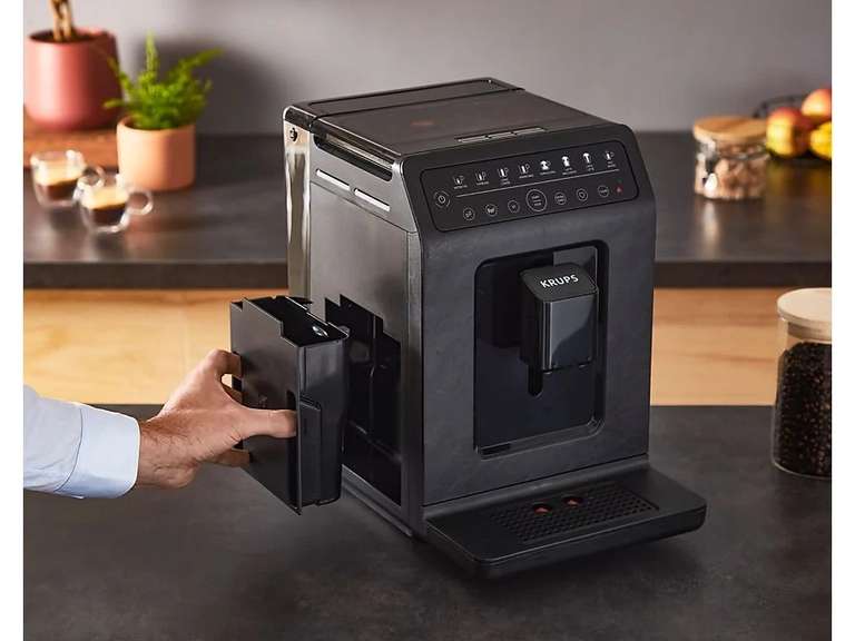 Krups Evidence EA897B volautomatische espressomachine voor €307,10 (na cashback) @ MediaMarkt