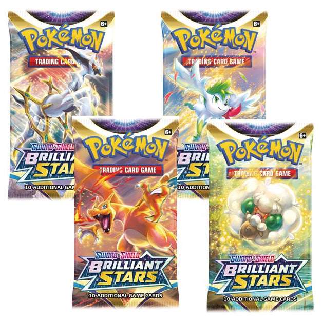 Pokémon Brilliant Stars Booster Pack €4,25 p/stuk + 5 halen, 4 betalen