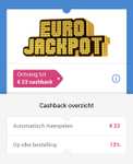 Gratis geld met Eurojackpot en CashbackXL