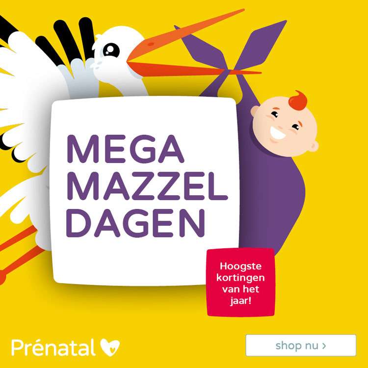 MEGA Mazzel dagen: 10-40% korting @ Prénatal