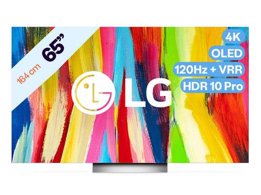 LG 65" C2 4K OLED evo Smart TV 2022