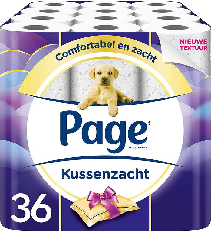 Page Kussenzacht Toiletpapier - 36 rollen