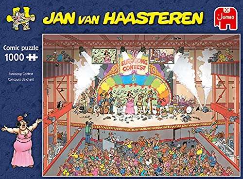 Jan van Haasteren legpuzzel Eurosong Contest 1000 stukjes voor €7,99 @ Amazon NL
