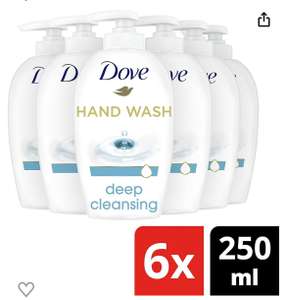 6x 250 ml Dove Care & Protect handzeep
