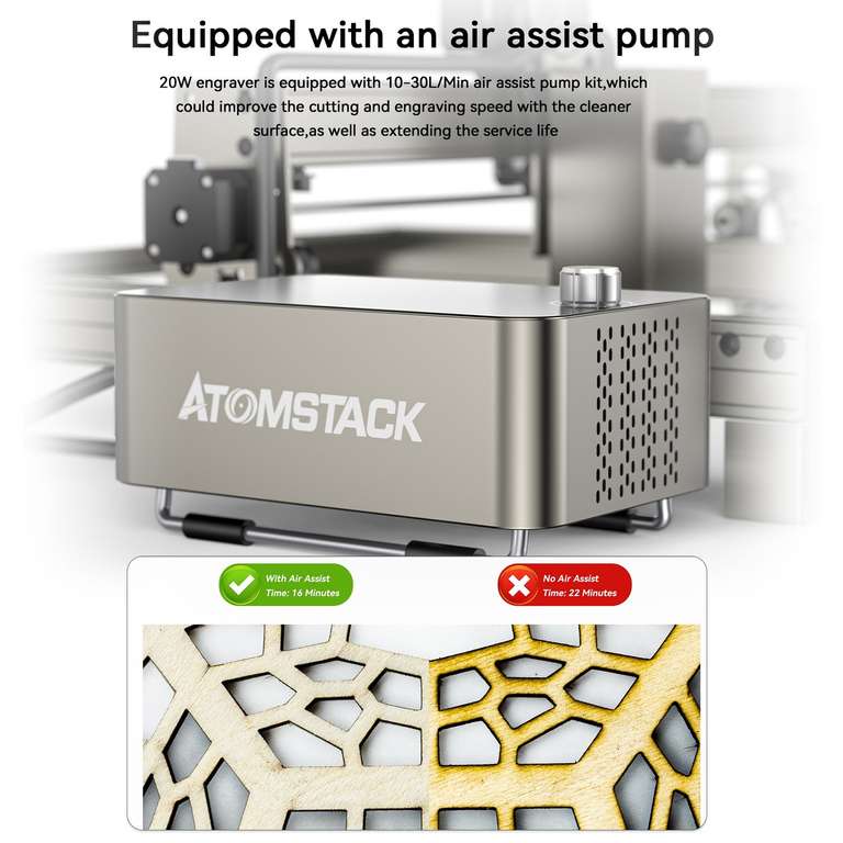 Atomstack S20 Pro 20W lasergraveermachine voor €498,99 @ Tomtop