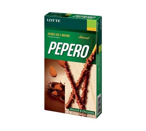 Lotte Pepero Chocolate & Almond 37g @Xenos