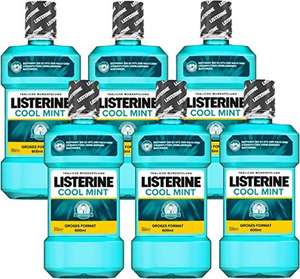6x Listerine Cool mint 600ML