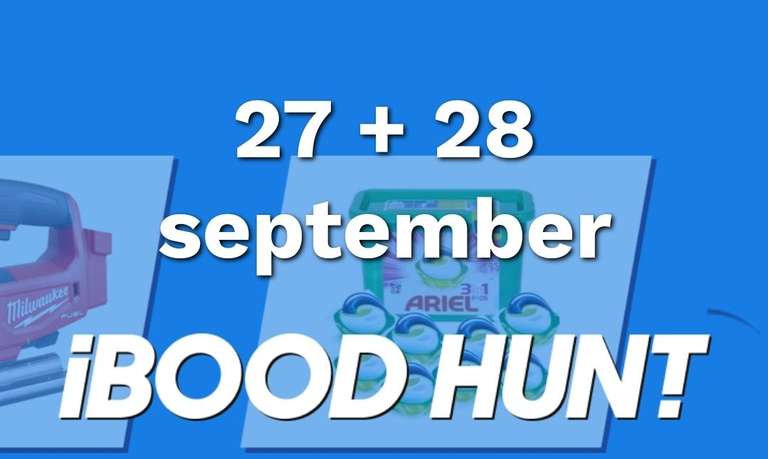 iBOOD hunt is terug 27 & 28 September