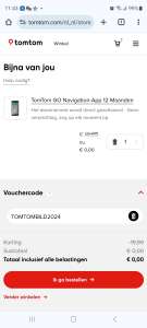 TomTom Go app 1 jaar gratis navigeren