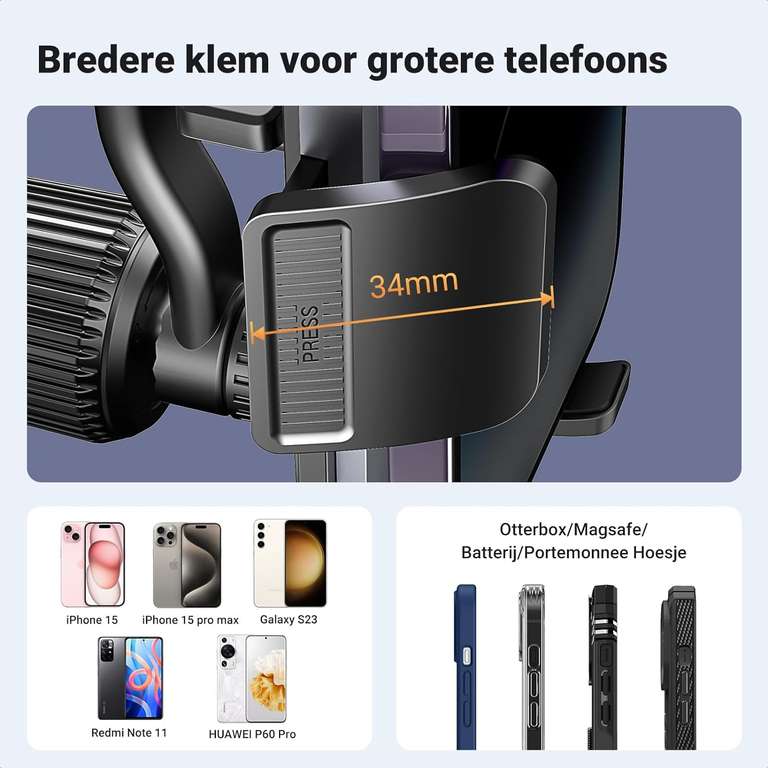 UGREEN telefoonhouder voor in auto voor €11,99 @ Amazon NL