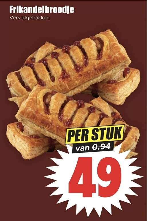Vanaf woensdag: Frikandelbroodje €0.49 bij Dirk of 2 voor €0.99 bij PLUS (al live)