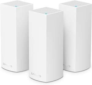 Linksys Whw0303-Eu Velop Multiroom Intelligent Mesh Wi-Fi System, Tri-Band,3-Pack - up to 6.6Gbps, White
