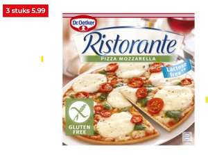 Gluten/lactose vrije pizza's Dr. Oetker 3 voor €6