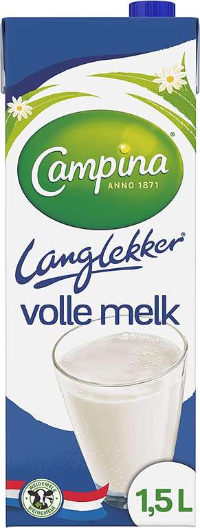 [PRIME] Campina Langlekker Volle Melk 8 x 1.5 L