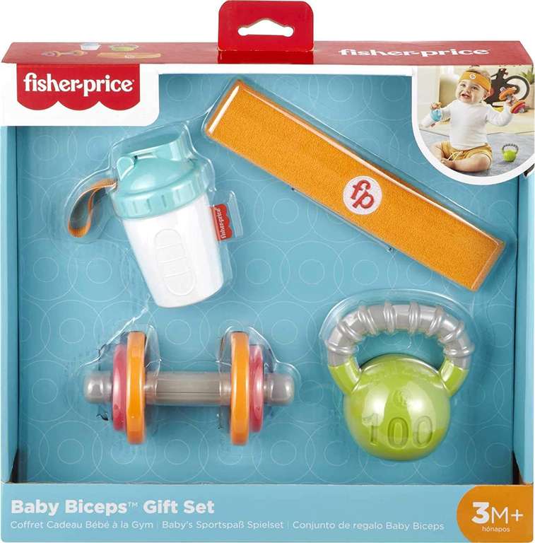 Fisher price fitness humor gift set baby