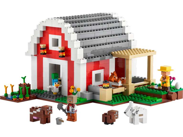 Lego 21187, Minecraft, de rode schuur