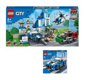 LEGO City Politiebureau 60316 met Politiewagen 60312 bij Wehkamp