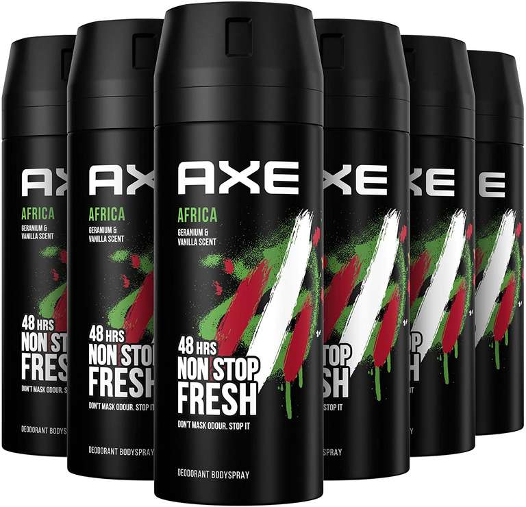 Axe Africa deodorant 12 stuks voor 19,16 EUR