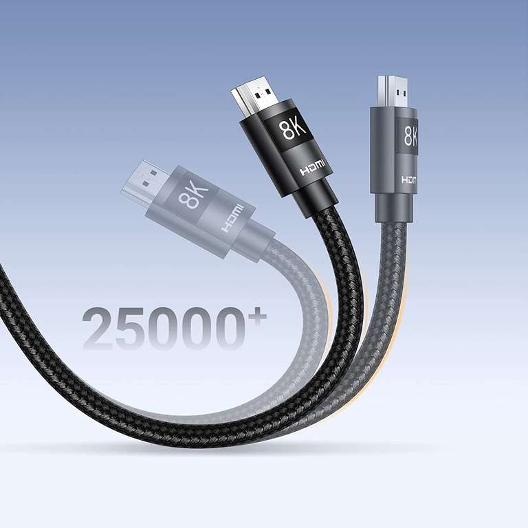 UGREEN 8K HDMI Kabel 2.1 - 2 meter lang voor €9,46 @ Amazon NL