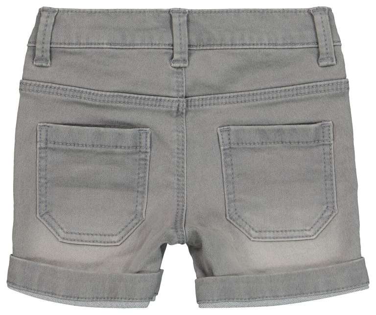 Baby jogdenim shorts van €16 naar €5 per stuk @ HEMA