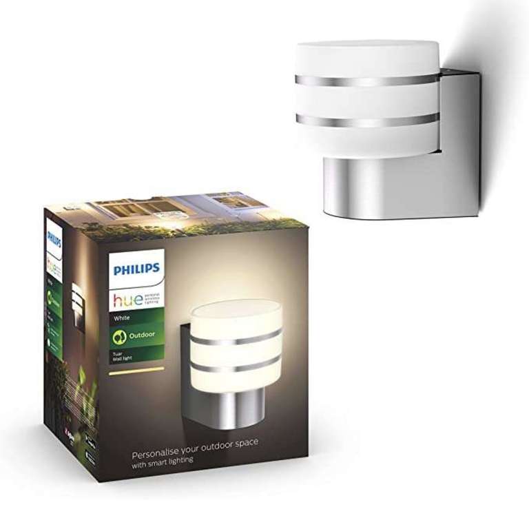 Philips Hue Tuar Muur / Buitenlamp IP44 LED @ Amazon.nl