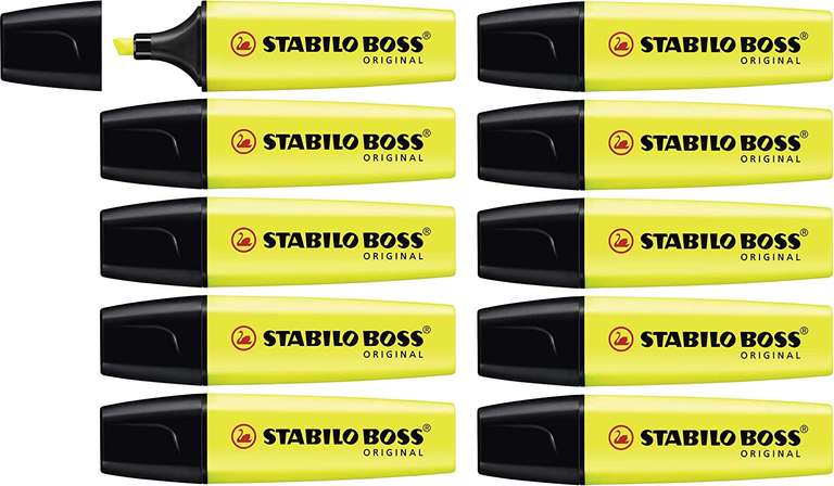 Markeerstiften - Stabilo Boss Original - 10-pack - geel