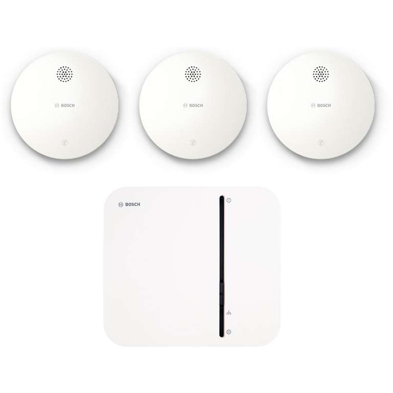 Bosch Smart Home Controller + Rookmelder II 3-pack voor €229,95 @ tink