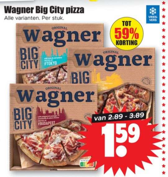 Dirk wagner big city pizza aanbieding