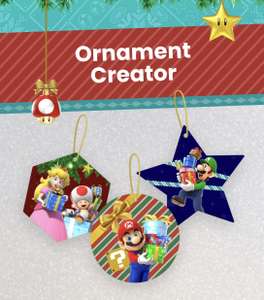 GRATIS Super Mario kerstbal voor in de boom. D.I.Y 2D+3D ornament