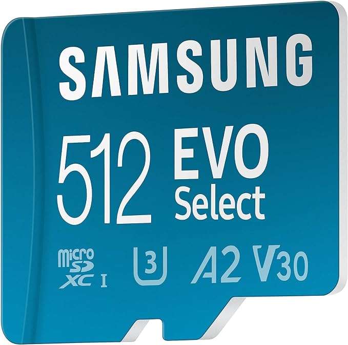 Samsung EVO Select 512 GB microSDXC kaart