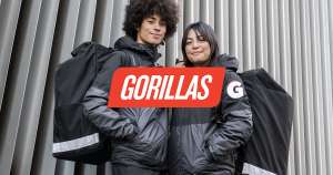 Gorillas 3 x €12,- korting