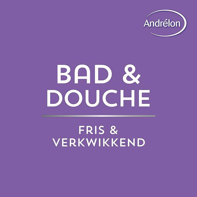 Andrélon Bad & Douchegel Fris & Verkwikkend - 6 x 750ML - Voordeelverpakking