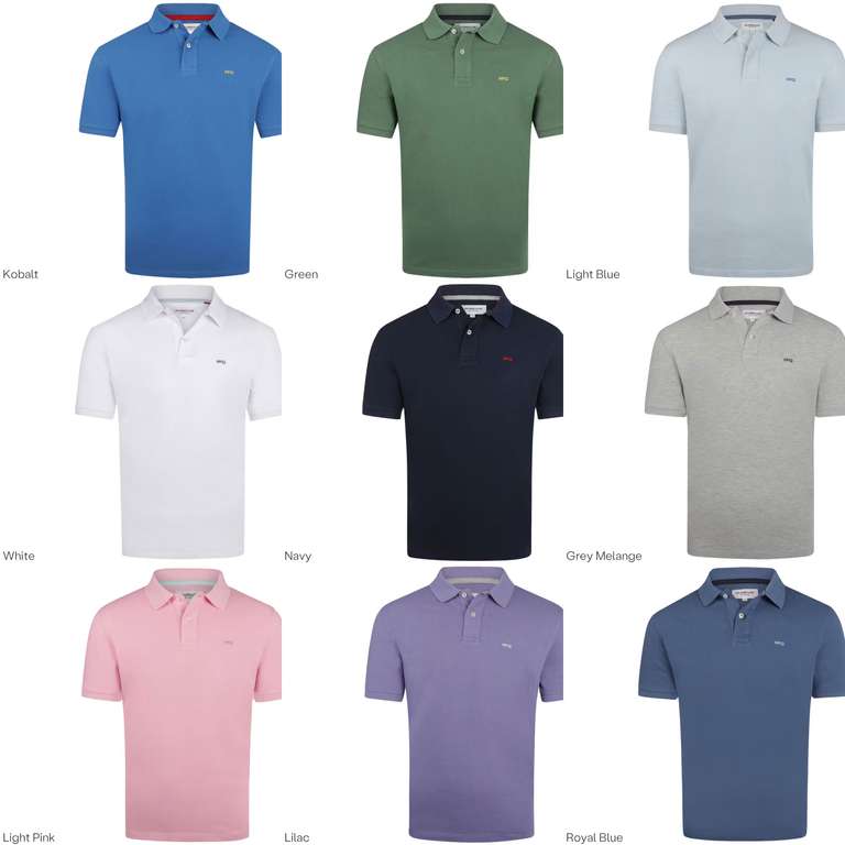 McGregor Classic heren Poloshirt | 9 kleuren | S t/m 3XL