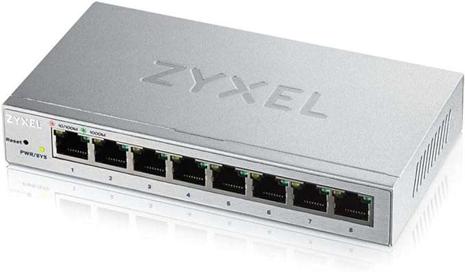 Zyxel GS1200-8 Web Managed Switch [8x Gigabit Ethernet]