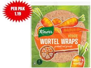 Knorr Veggie Wrap - wortel of rode biet. DIRK