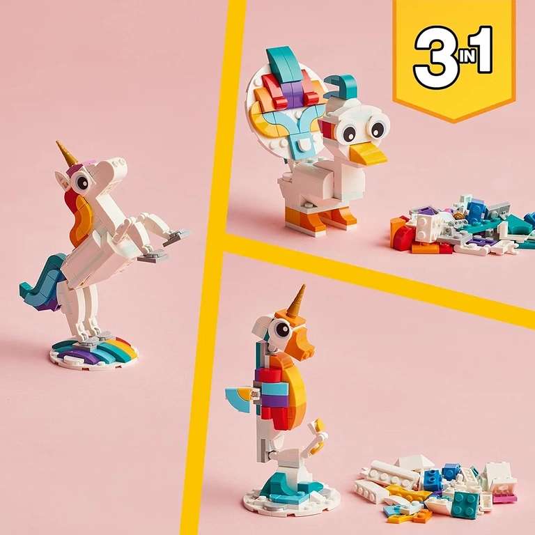 Lego unicorn 31140 €5,99 Amazon