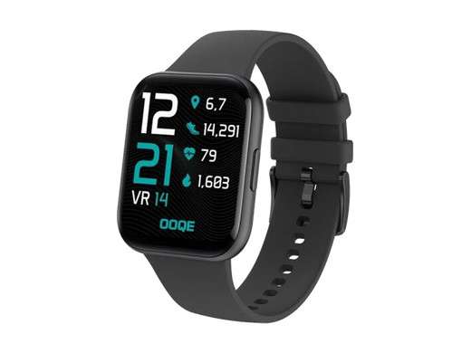 OOQE Watch Pro 6 Smartwatch Zwart voor €45,90