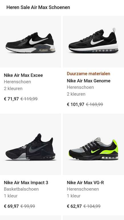 Sensación Peligro importar Nike Air Max Sale heren - Pepper.com