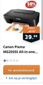 [trekpleister] Canon Pixma MG2555S All-in-one Printer €19,99