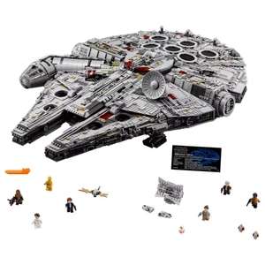 20% korting op Star Wars Millennium Falcon en anders Star Wars LEGO @ Disney Store