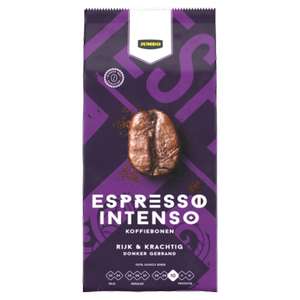 1+1 gratis --> Jumbo Koffiebonen of Capsules voor de Nespresso Machine (Kilo prijs €4,65)