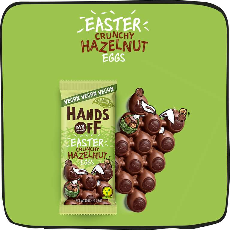 2x GRATIS: The Egg Bar Vegan Crunchy Hazelnut