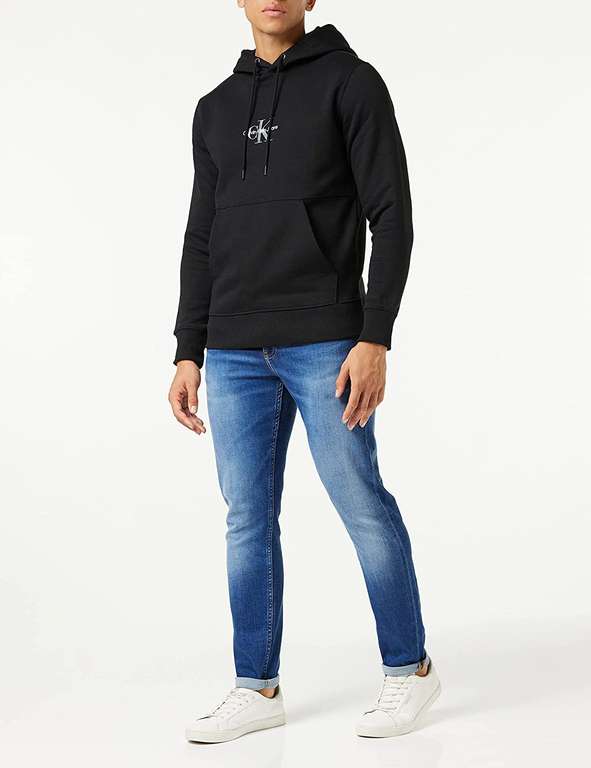 Calvin Klein Jeans Monogram hoodie heren zwart voor €29,90 @ Amazon.nl