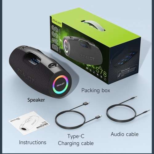 ZEALOT S78 100W bluetooth speaker voor €120,89 @ Tomtop